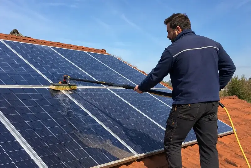 Nettoyage et entretien de panneaux solaires à Saint-Louis-de-Montferrand